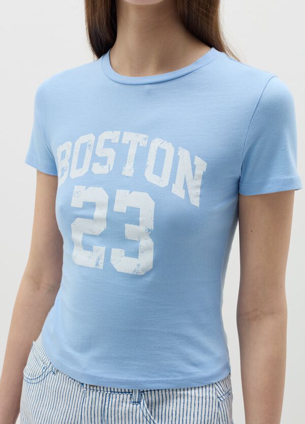 Ovs T-shirt Crop Con Stampa Lettering