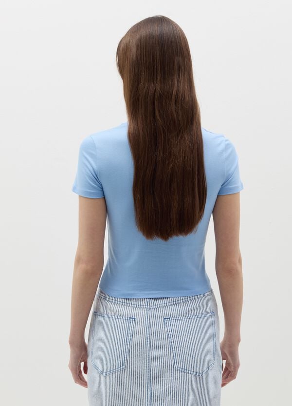 Ovs T-shirt Crop Con Stampa Lettering