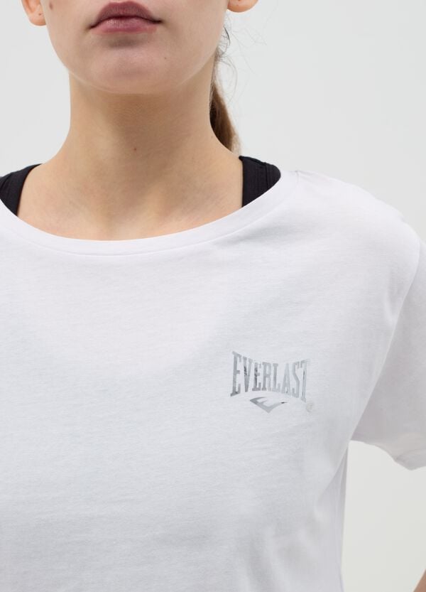 Ovs T-shirt Crop Effetto Doppio Con Stampa