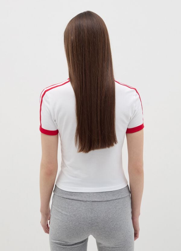 Ovs T-shirt Cropped Con Stampa