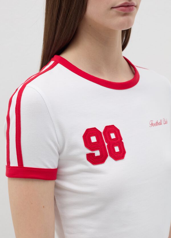 Ovs T-shirt Cropped Con Stampa