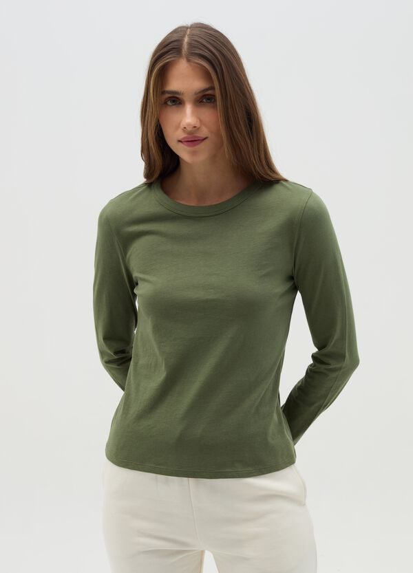 Ovs T-shirt Essential A Maniche Lunghe In Cotone