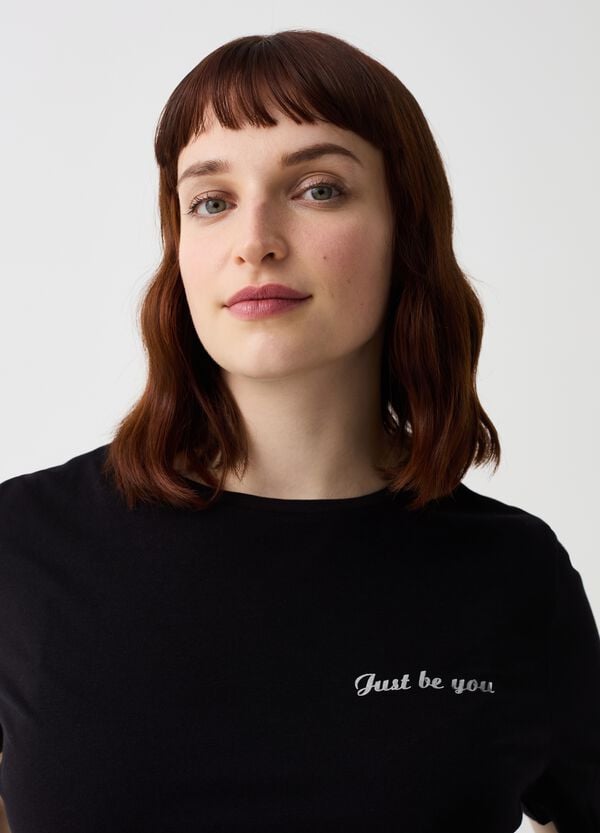 Ovs T-shirt Essential Con Stampa Lettering Curvy