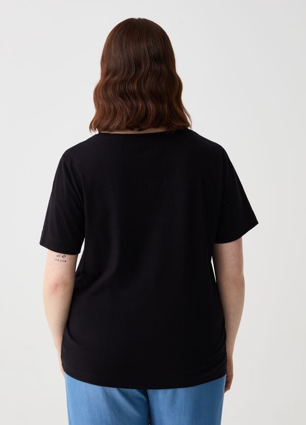 Ovs T-shirt Essential Con Stampa Lettering Curvy