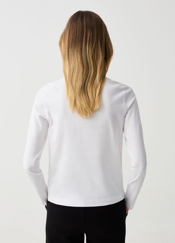 Ovs T-shirt Essential In Cotone A Maniche Lunghe