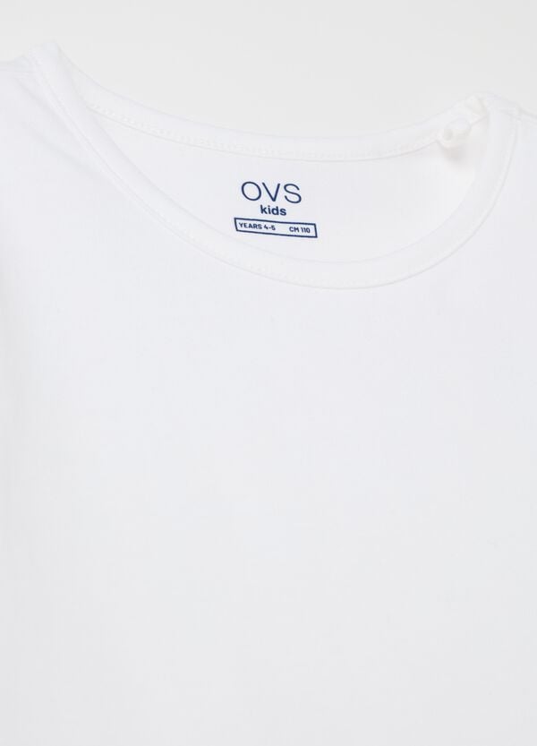 Ovs T-shirt Girocollo Con Applicazioni In Tulle
