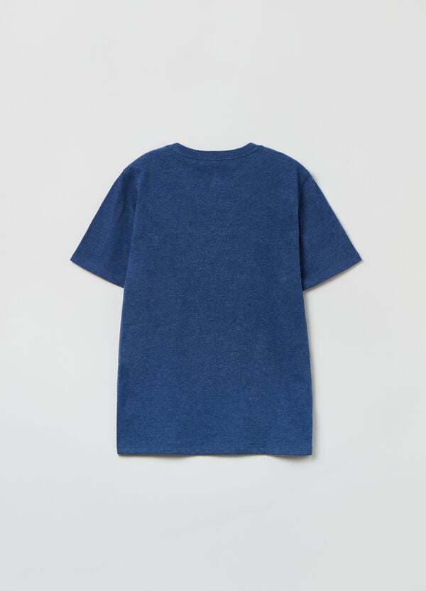 Ovs T-shirt Girocollo Con Stampa Logo Vintage