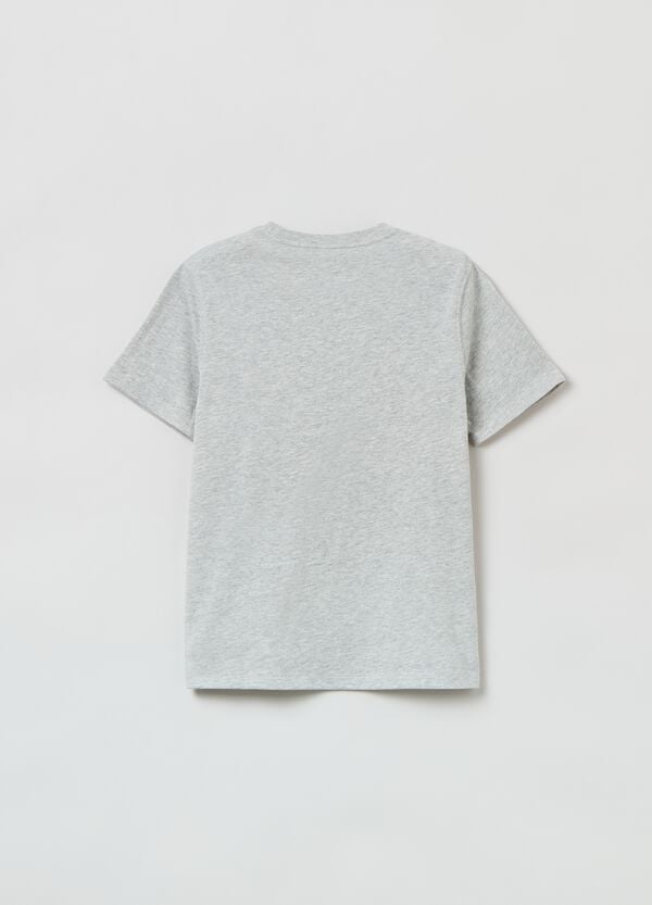 Ovs T-shirt Girocollo Con Stampa Logo Vintage