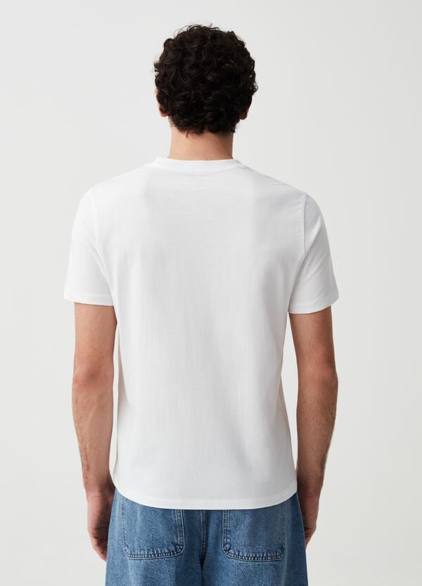 Ovs T-shirt Girocollo In Cotone Bio