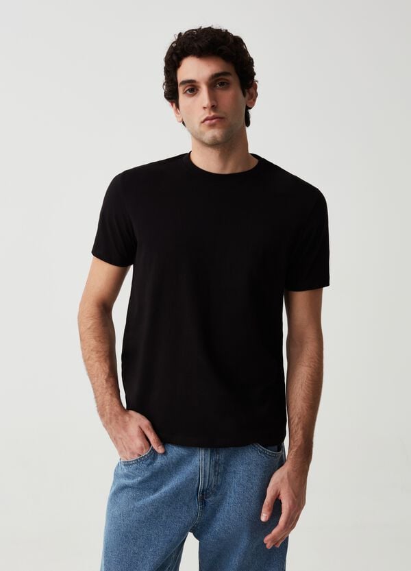 Ovs T-shirt girocollo in cotone bio