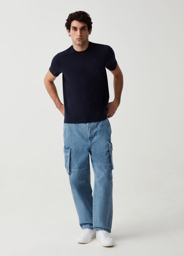 Ovs T-shirt girocollo in cotone bio