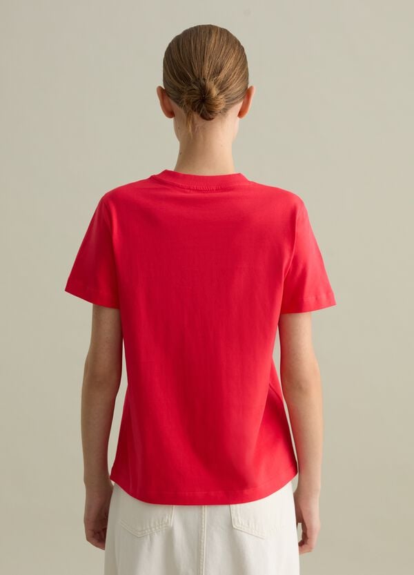 Ovs T-shirt Girocollo In Cotone