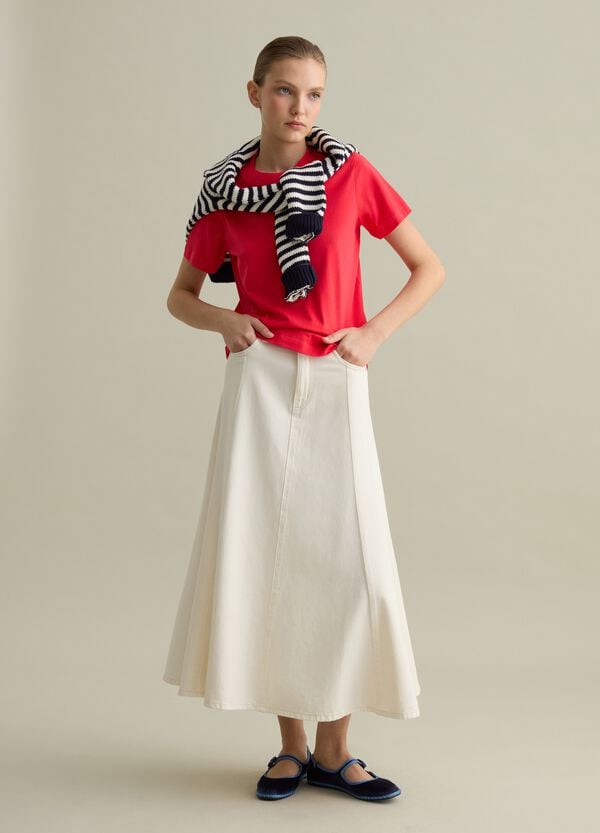 Ovs T-shirt girocollo in cotone