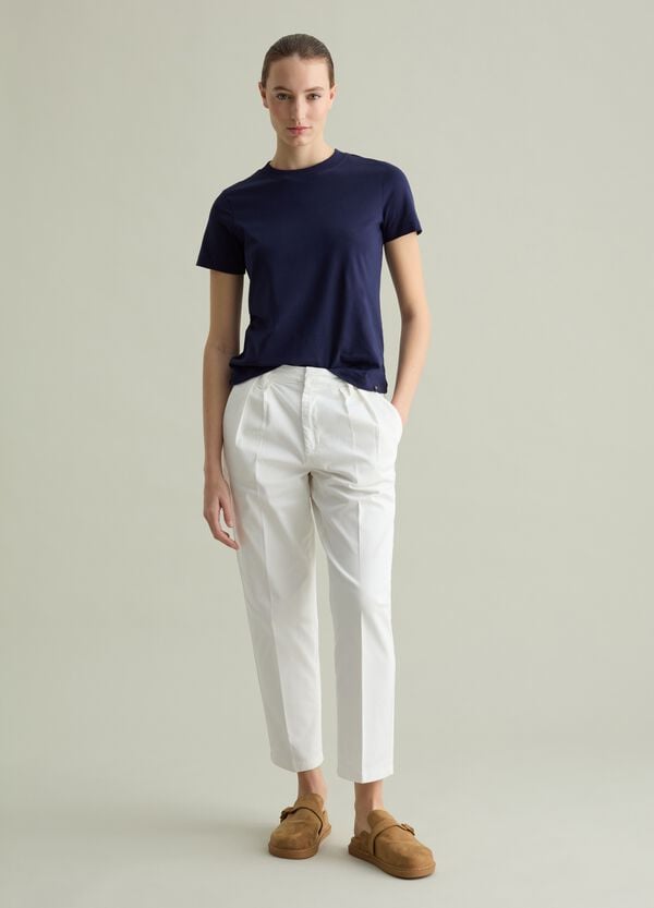 Ovs T-shirt Girocollo In Cotone