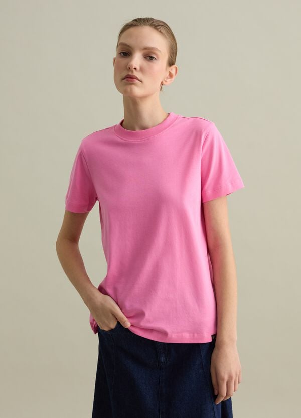 Ovs T-shirt Girocollo In Cotone