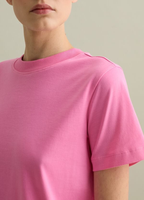 Ovs T-shirt Girocollo In Cotone