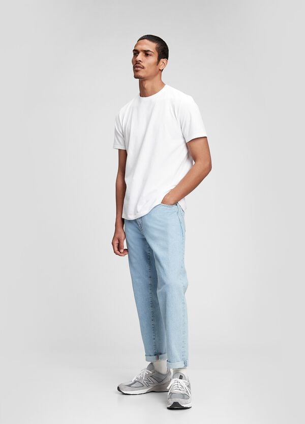 Ovs T-shirt Girocollo In Cotone