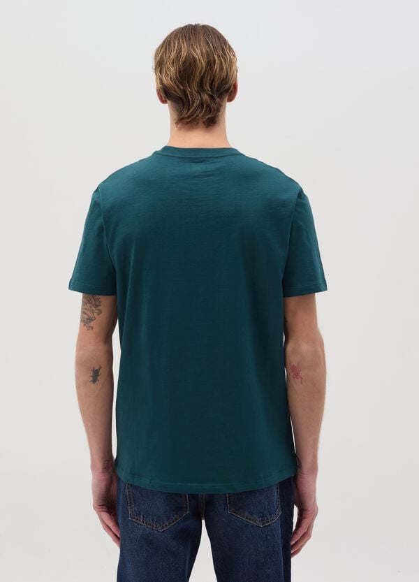 Ovs T-shirt Girocollo In Cotone Slub