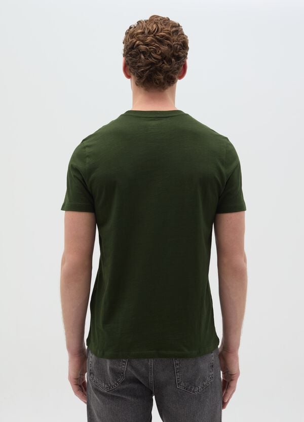 Ovs T-shirt Girocollo In Cotone Slub