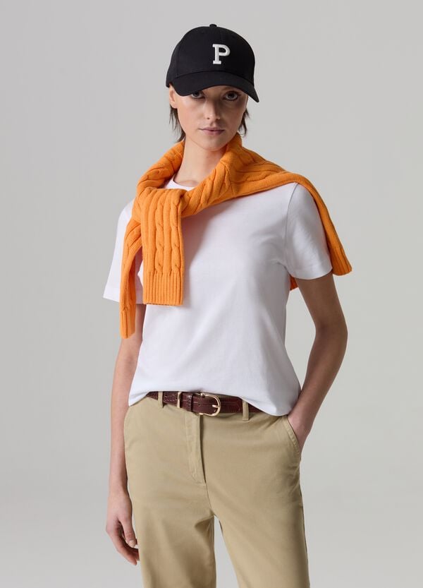 Ovs T-shirt girocollo in cotone Supima