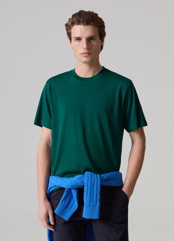Ovs T-shirt girocollo in cotone Supima