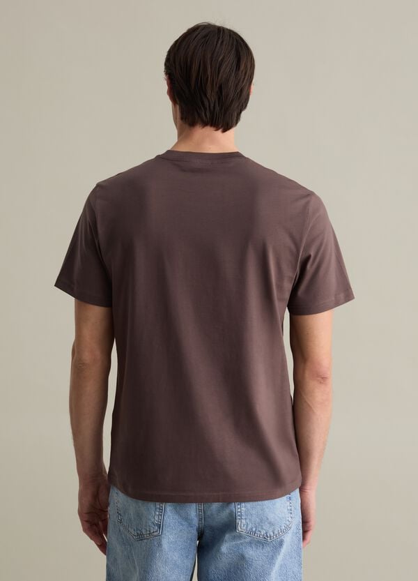 Ovs T-shirt Girocollo In Cotone Tinta Unita