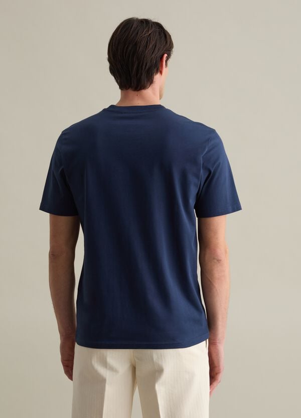 Ovs T-shirt Girocollo In Cotone Tinta Unita