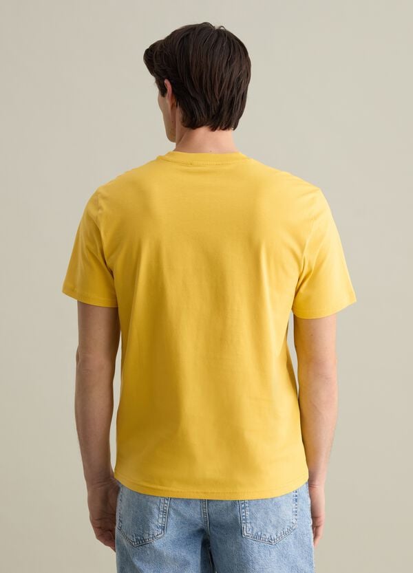 Ovs T-shirt Girocollo In Cotone Tinta Unita