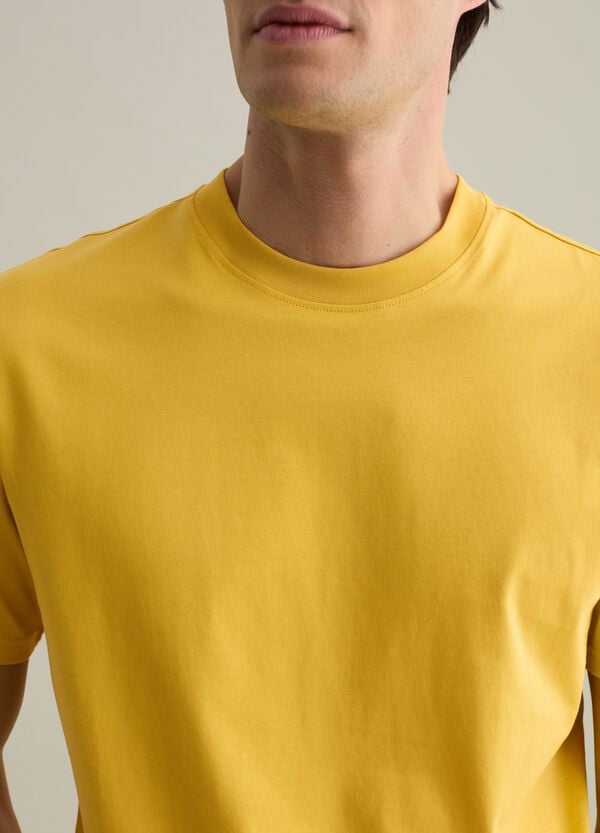 Ovs T-shirt Girocollo In Cotone Tinta Unita