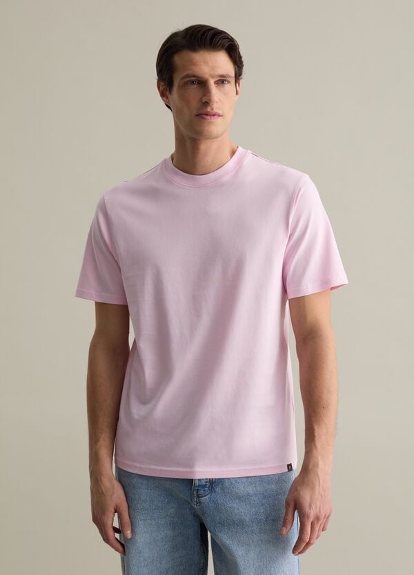 Ovs T-shirt Girocollo In Cotone Tinta Unita