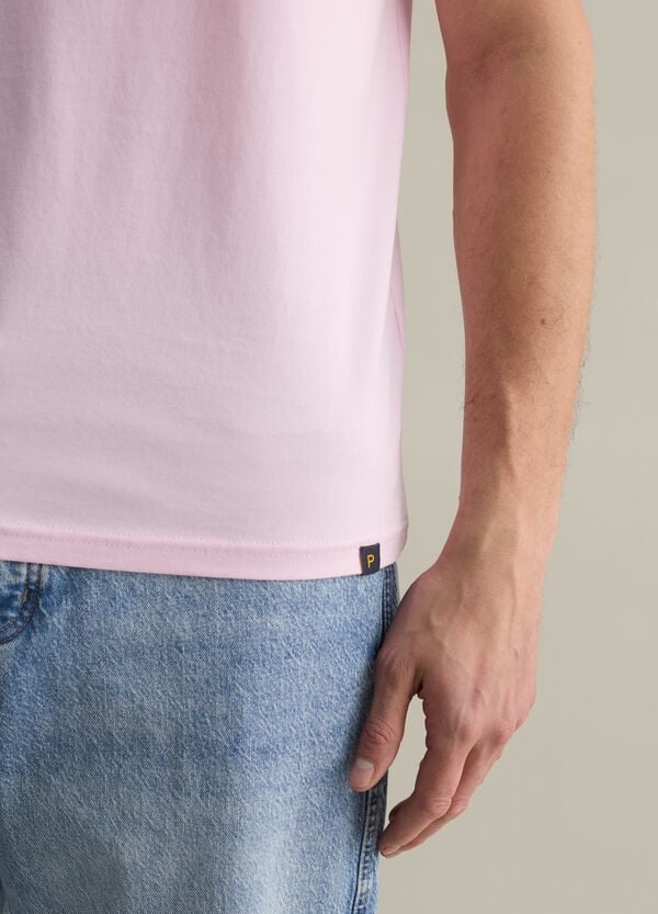 Ovs T-shirt Girocollo In Cotone Tinta Unita