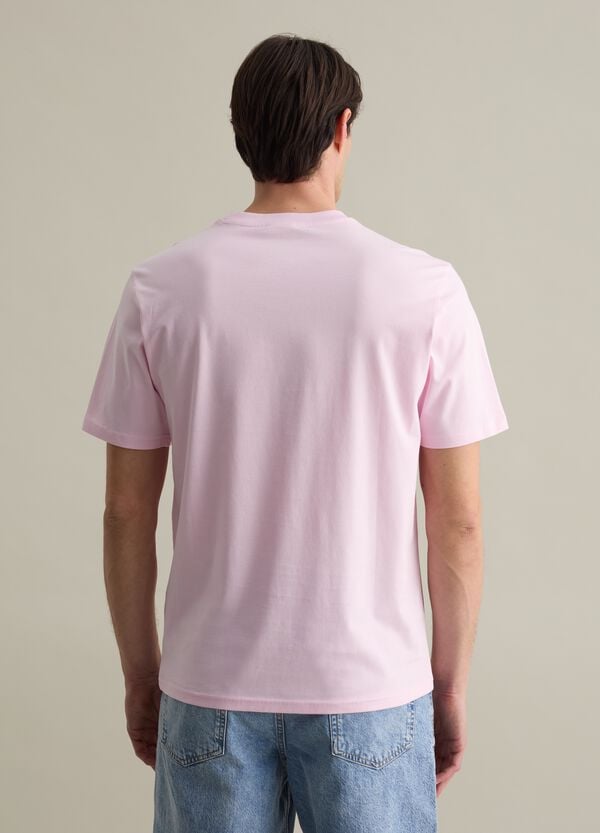 Ovs T-shirt Girocollo In Cotone Tinta Unita