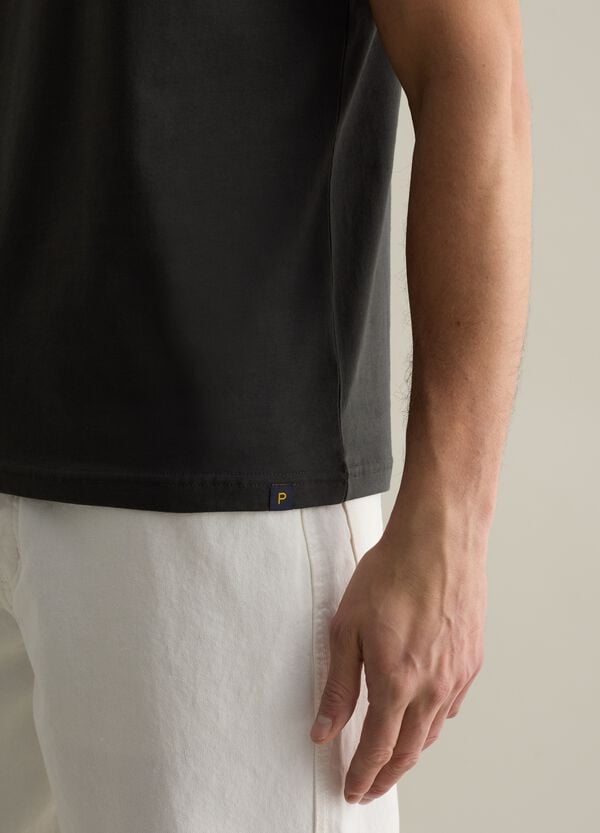 Ovs T-shirt Girocollo In Cotone Tinta Unita