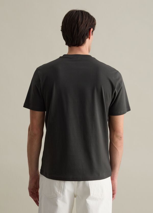 Ovs T-shirt Girocollo In Cotone Tinta Unita