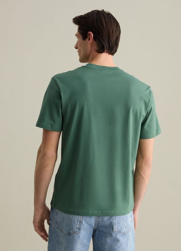 Ovs T-shirt Girocollo In Cotone Tinta Unita