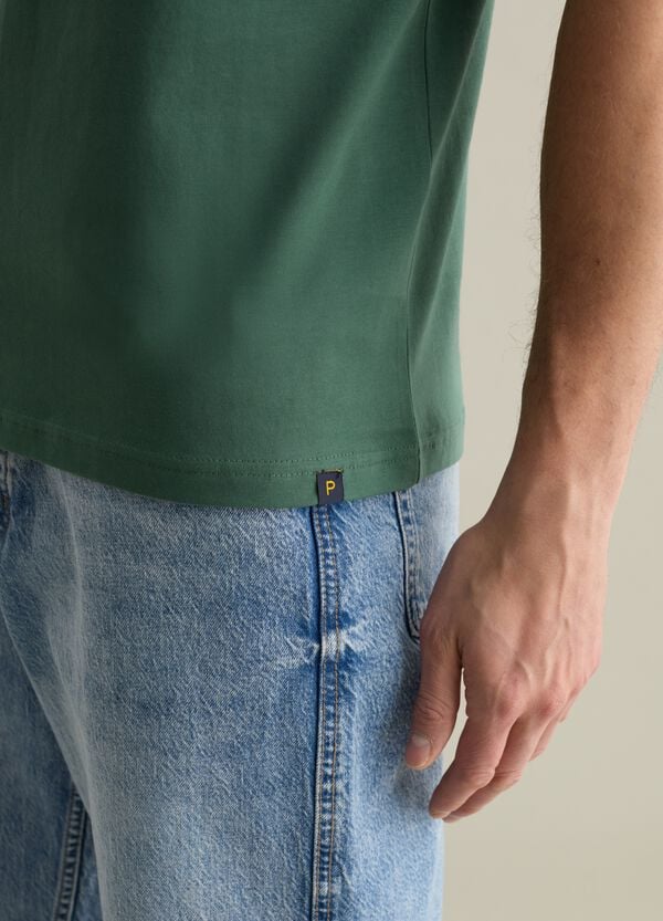 Ovs T-shirt Girocollo In Cotone Tinta Unita