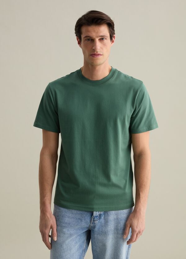 Ovs T-shirt girocollo in cotone tinta unita