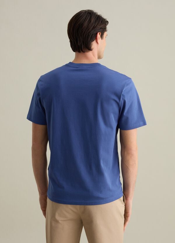 Ovs T-shirt Girocollo In Cotone Tinta Unita