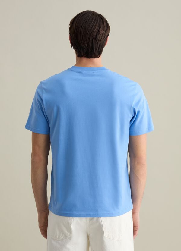 Ovs T-shirt Girocollo In Cotone Tinta Unita