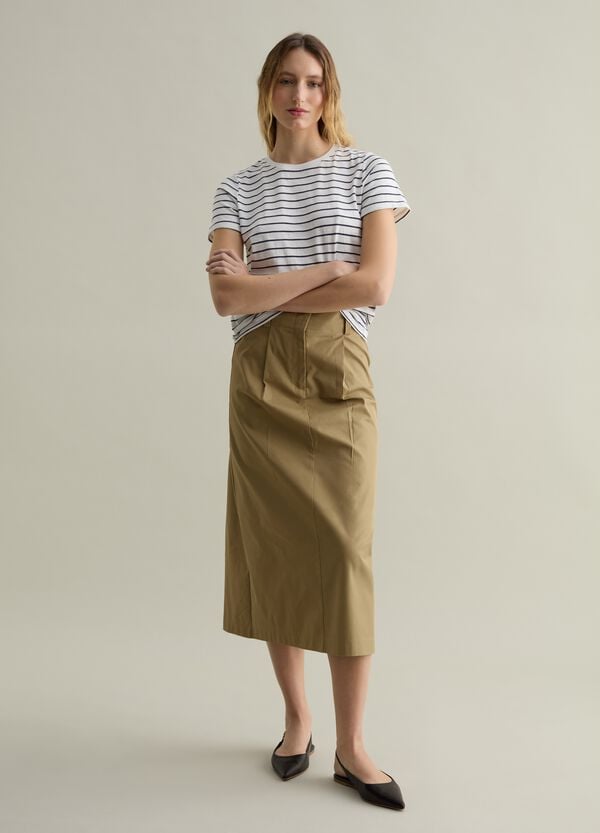 Ovs T-shirt girocollo in fantasia a righe