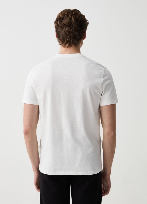 Ovs T-shirt Girocollo In Slub Jersey