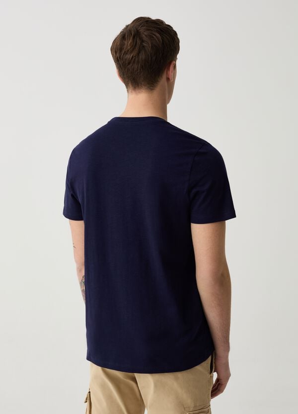 Ovs T-shirt Girocollo In Slub Jersey