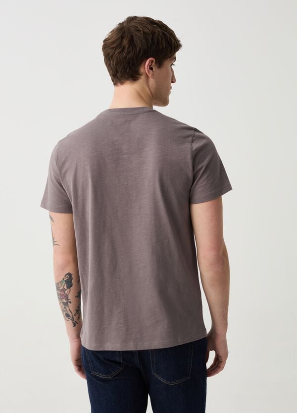 Ovs T-shirt Girocollo In Slub Jersey