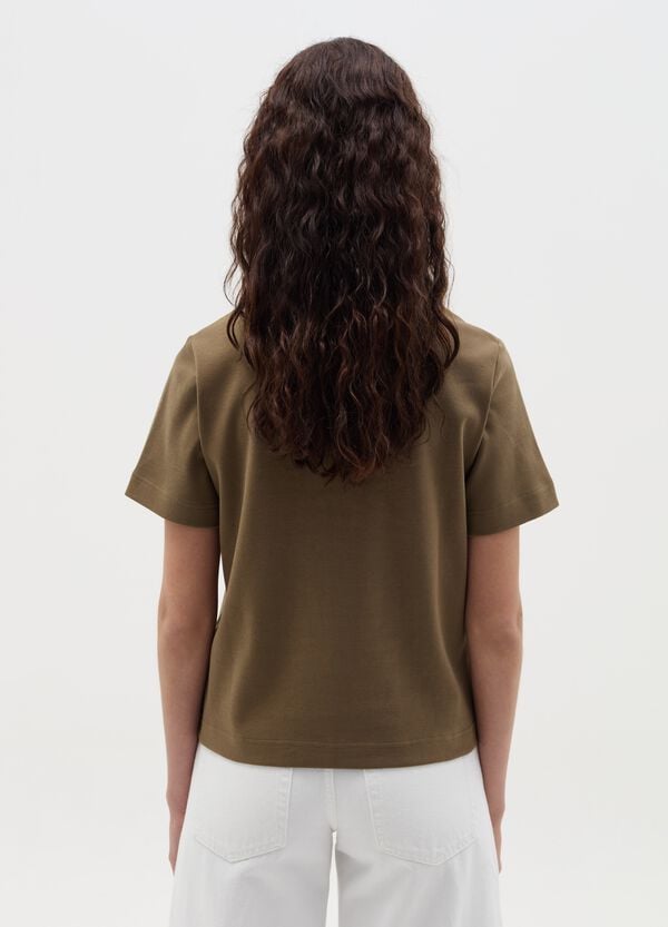 Ovs T-shirt Girocollo Tinta Unita