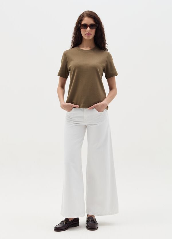 Ovs T-shirt girocollo tinta unita