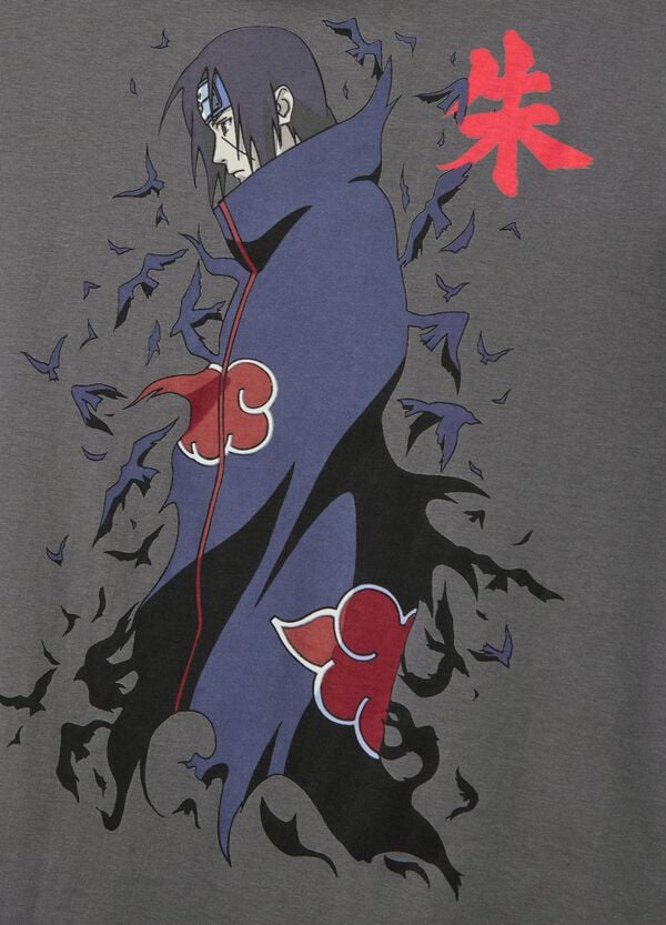 Ovs T-shirt Grigia Con Stampa Naruto