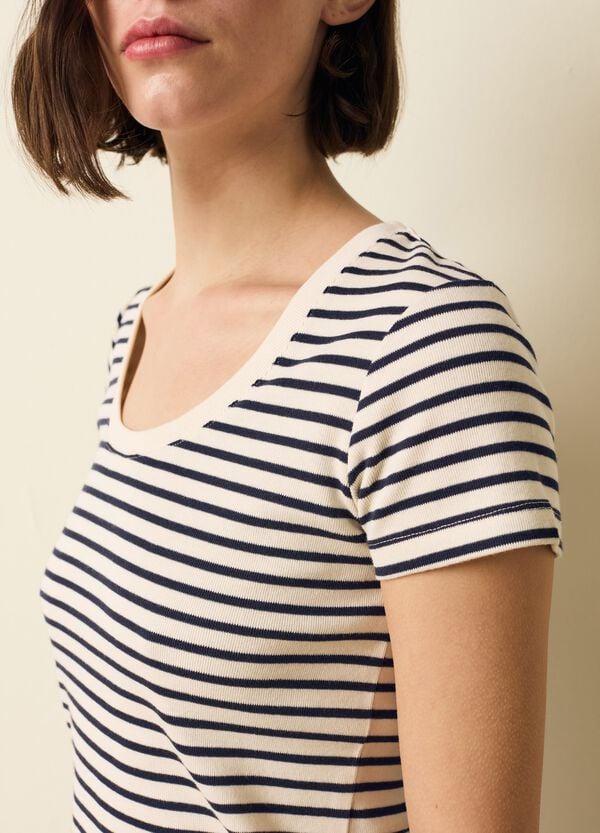 Ovs T-shirt in cotone a righe