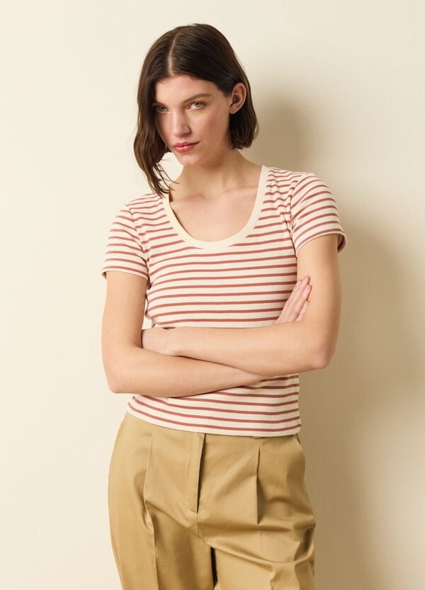 Ovs T-shirt in cotone a righe