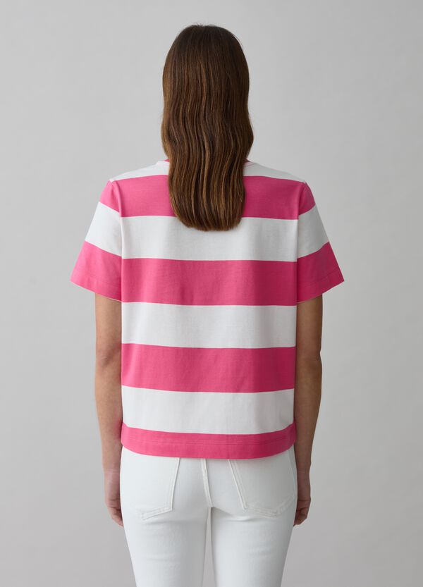 Ovs T-shirt In Cotone A Righe