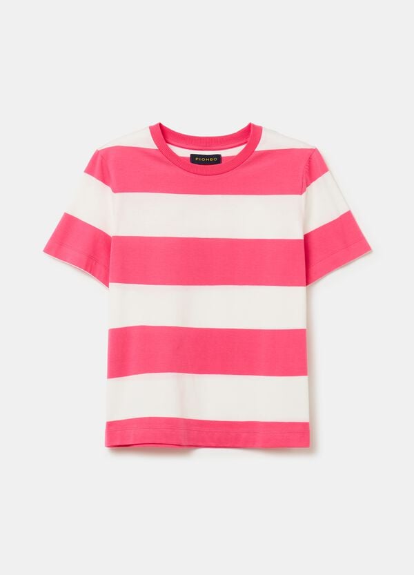 Ovs T-shirt In Cotone A Righe